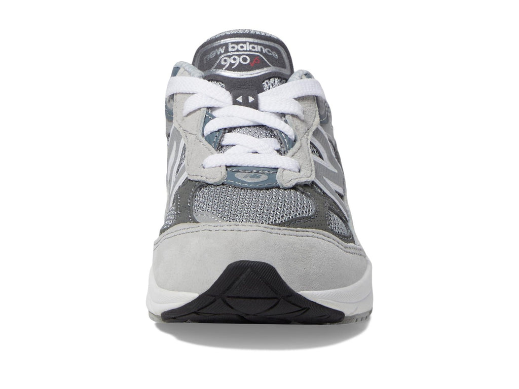 New Balance 990 V6 Toddler Lace-up Sneakers Grey/Silver 6.5XW