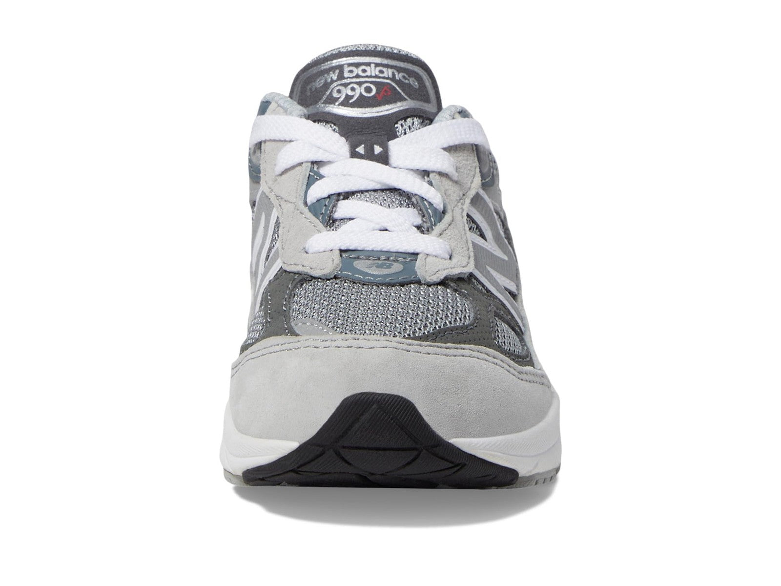 New Balance 990 V6 Toddler Lace-up Sneakers Grey/Silver 6.5XW