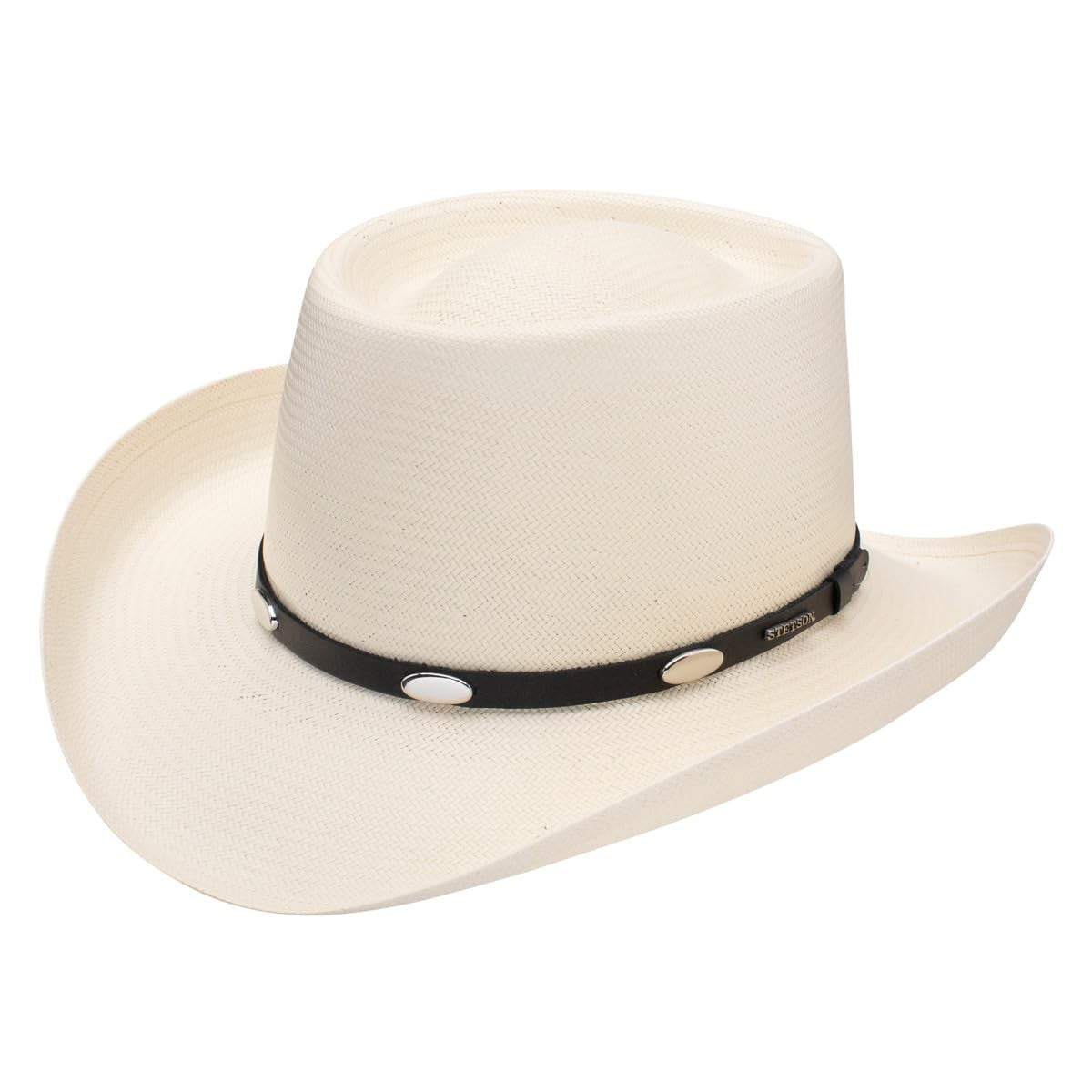 Stetson 10X Royal Flush Straw Cowboy Hat (US, Numeric, 7 1/8, Natural)