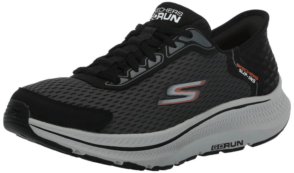 Skechers Slip-Ins Go Run Consistent 2.0 Sneaker, Black/Charcoal, 11.5