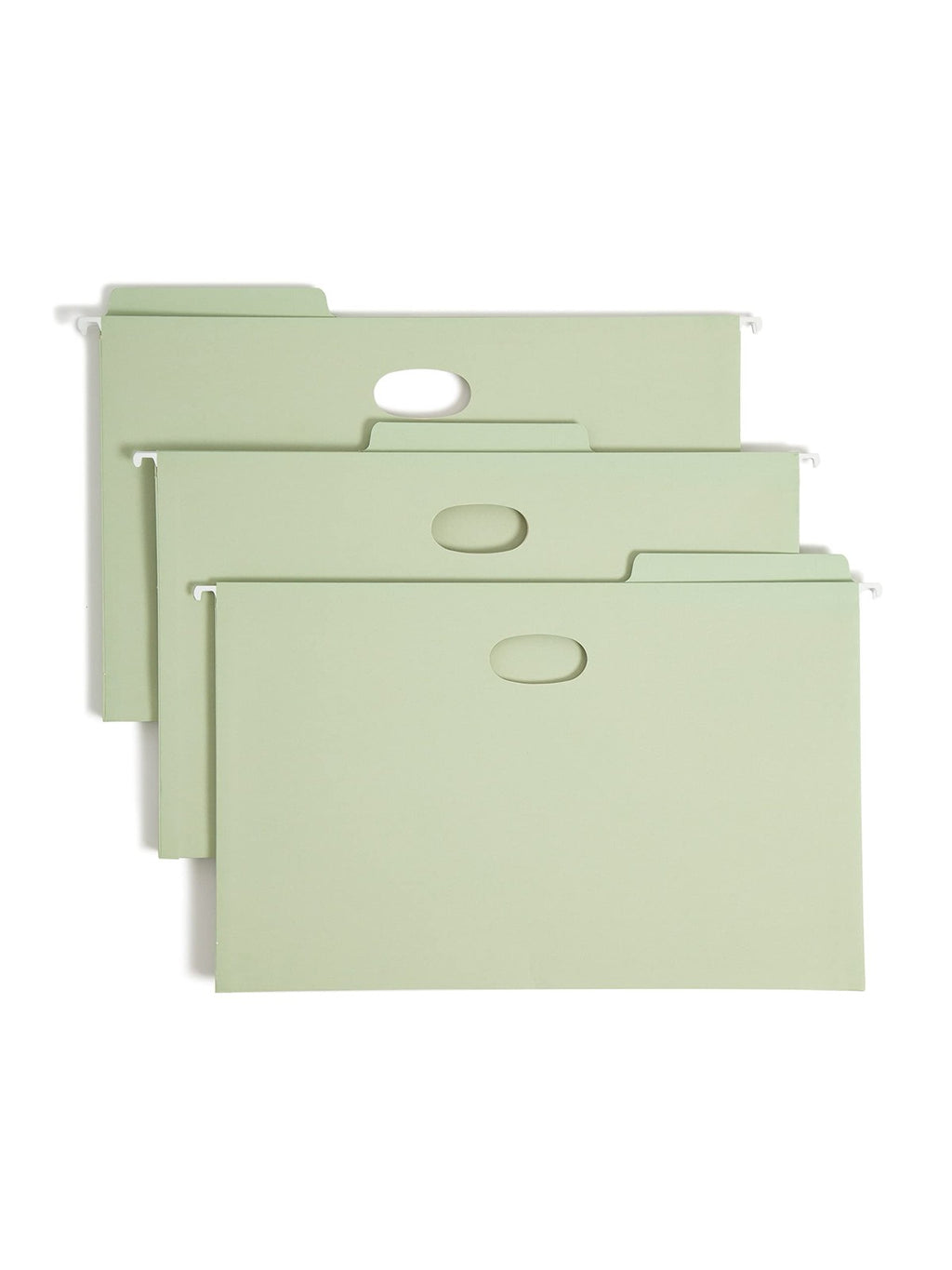 Smead Hanging File Pockets, Moss, 9 Legal Size, 3-1/2" Expansion, 1/3-Cut Tabs