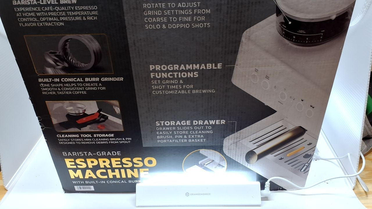 Thyme & Table Barista Grade Espresso Machine  Sand White