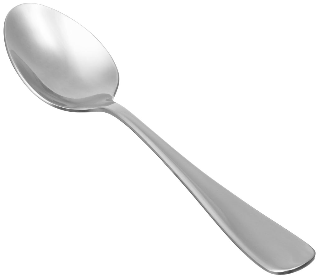 Stainless Steel Dinner Spoons, 12 Pack, 7.9 In, Round Edge, Silver