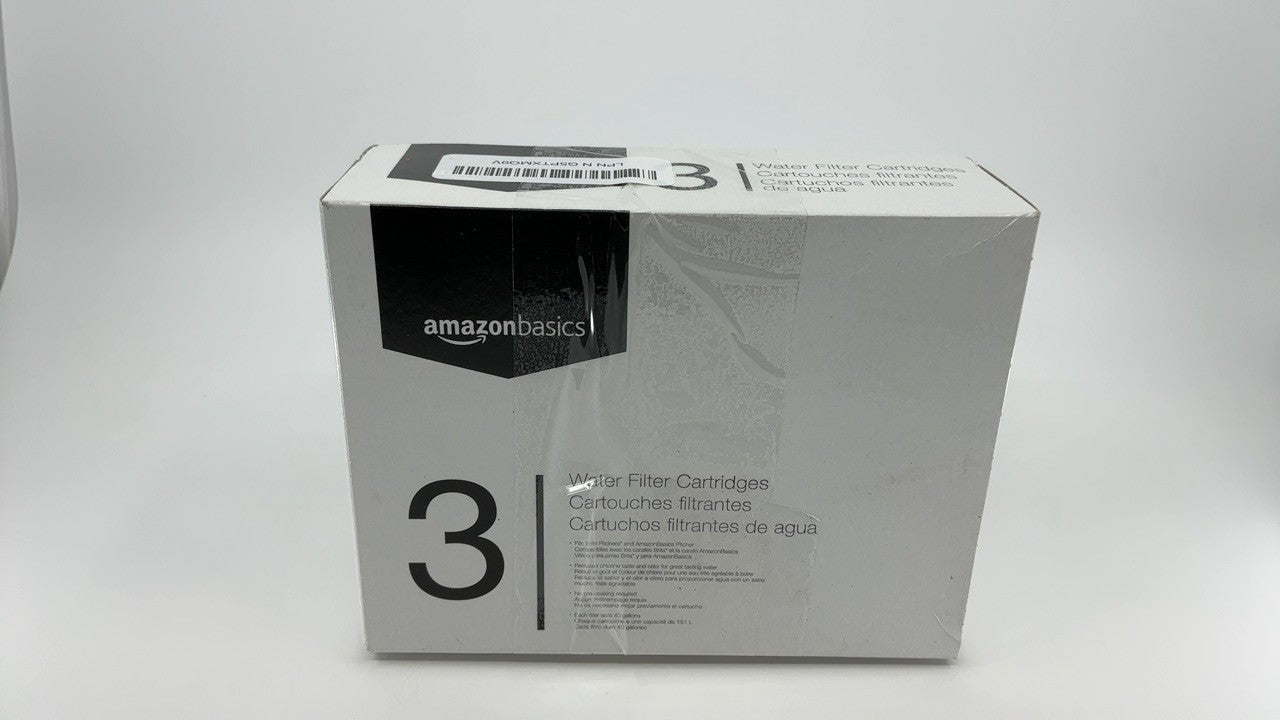 Amazon Basics Replacement Water Filters, 3 Count, BPA-Free, NSF Certified
