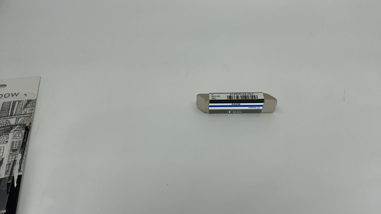 2-Pack Tombow Mono Sand Eraser, Silica Eraser for Ink & Pencil Marks