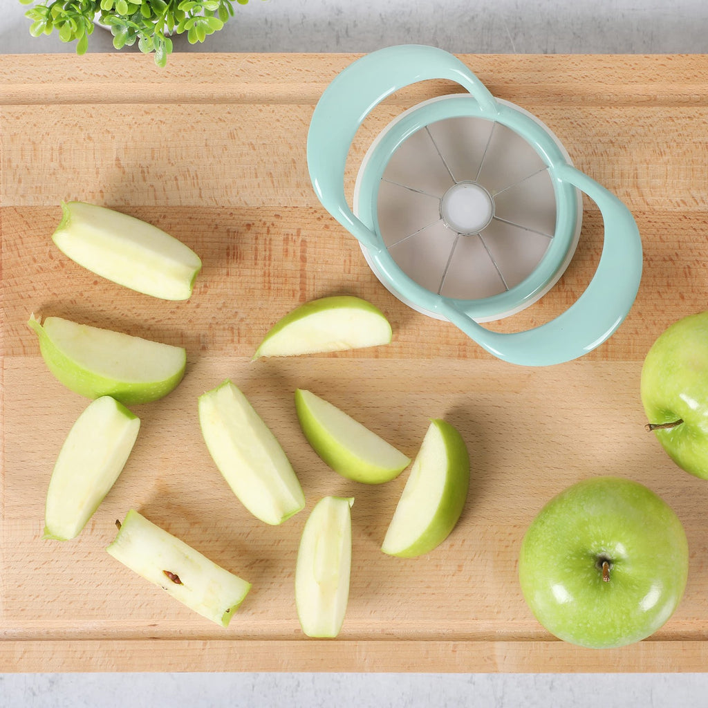 Martha Stewart Erwin Apple Corer and Slicer W/Cover - Martha Blue