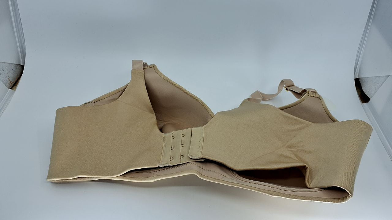 Vanity Fair Beauty Back Smoothing Bra 40B Wireless Beige 4-Way Stretch