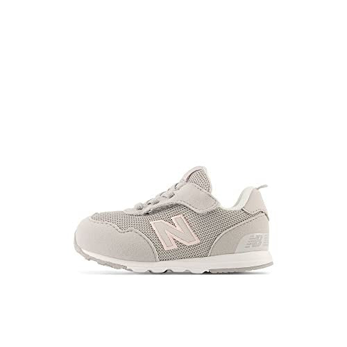 New Balance Kids 515 V1 Sneakers, Rain Cloud/Pink Haze, 8.5 Toddler X-Wide