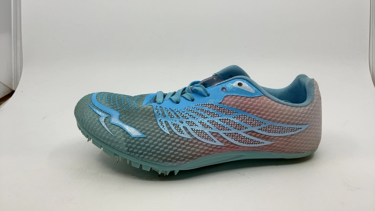 Pink WESHIRUN Track & Field Shoes 8 Spikes Men Women Kids Size 6.5W/5M
