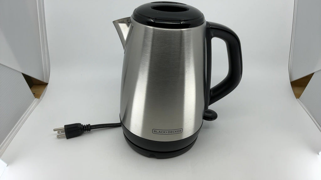 1.7L Cordless Electric Kettle, Rapid Boil, Auto Shutoff, Stainless Steel