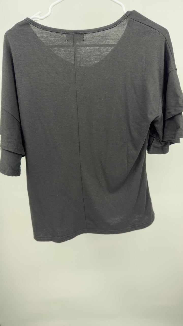 V-Neck Half Sleeve Blouse