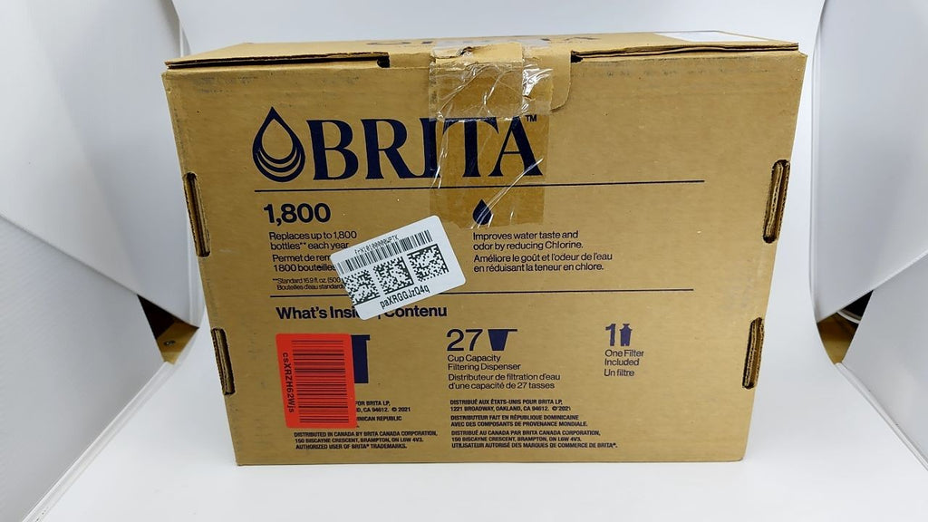 Brita UltraMax Elite Water Dispenser, 27-Cup, Black, 1 Filter Included