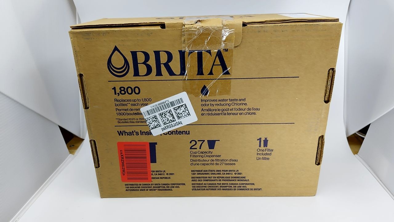 Brita UltraMax Elite Water Dispenser, 27-Cup, Black, 1 Filter Included