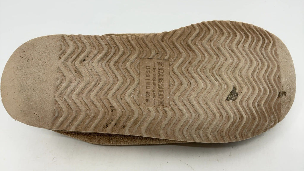 Dearfoams Greta Shearling Clogs, Driftwood, Women’s Size 9, Indoor/Outdoor