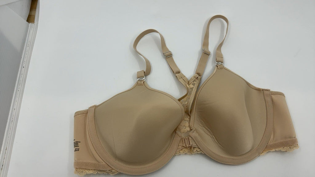 36B Maidenform Racerback Bra, Lightly Lined, Floral Lace, Latte Lift