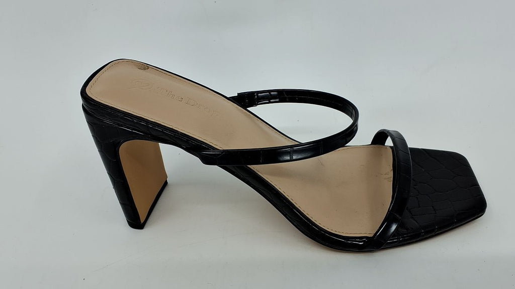 The Drop Women's Avery Sandal, Black, 8.5 B US