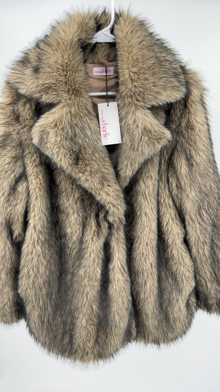 Long Sleeve Winter Faux Fur Outerwear