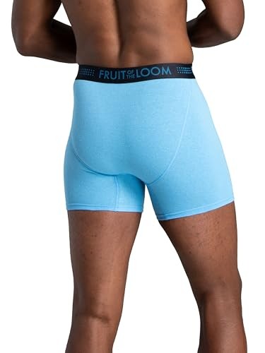 Fruit of the Loom Large Breathable Cotton Mesh Boxer Briefs 3 Pack