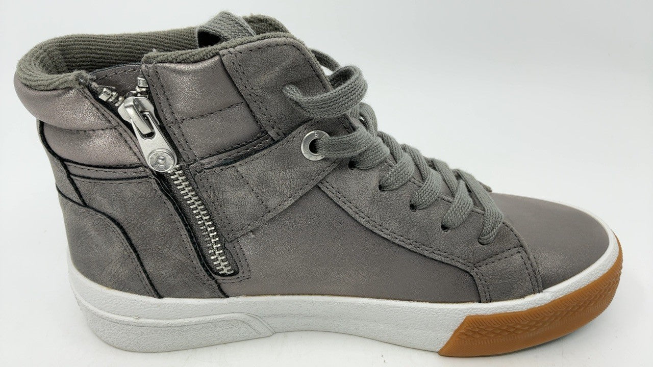 Blowfish Malibu Womens Waverly High Top Sneaker Grey 6.5 M