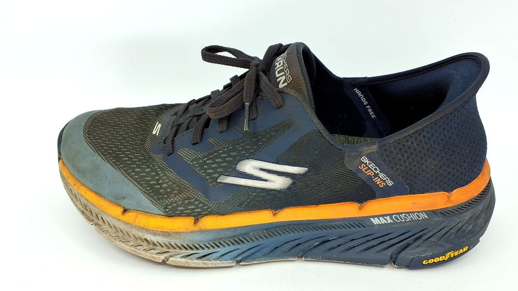 Skechers Max Cushioning Premier 2.0 Slip-Ins Sneaker Navy/Orange 11.5