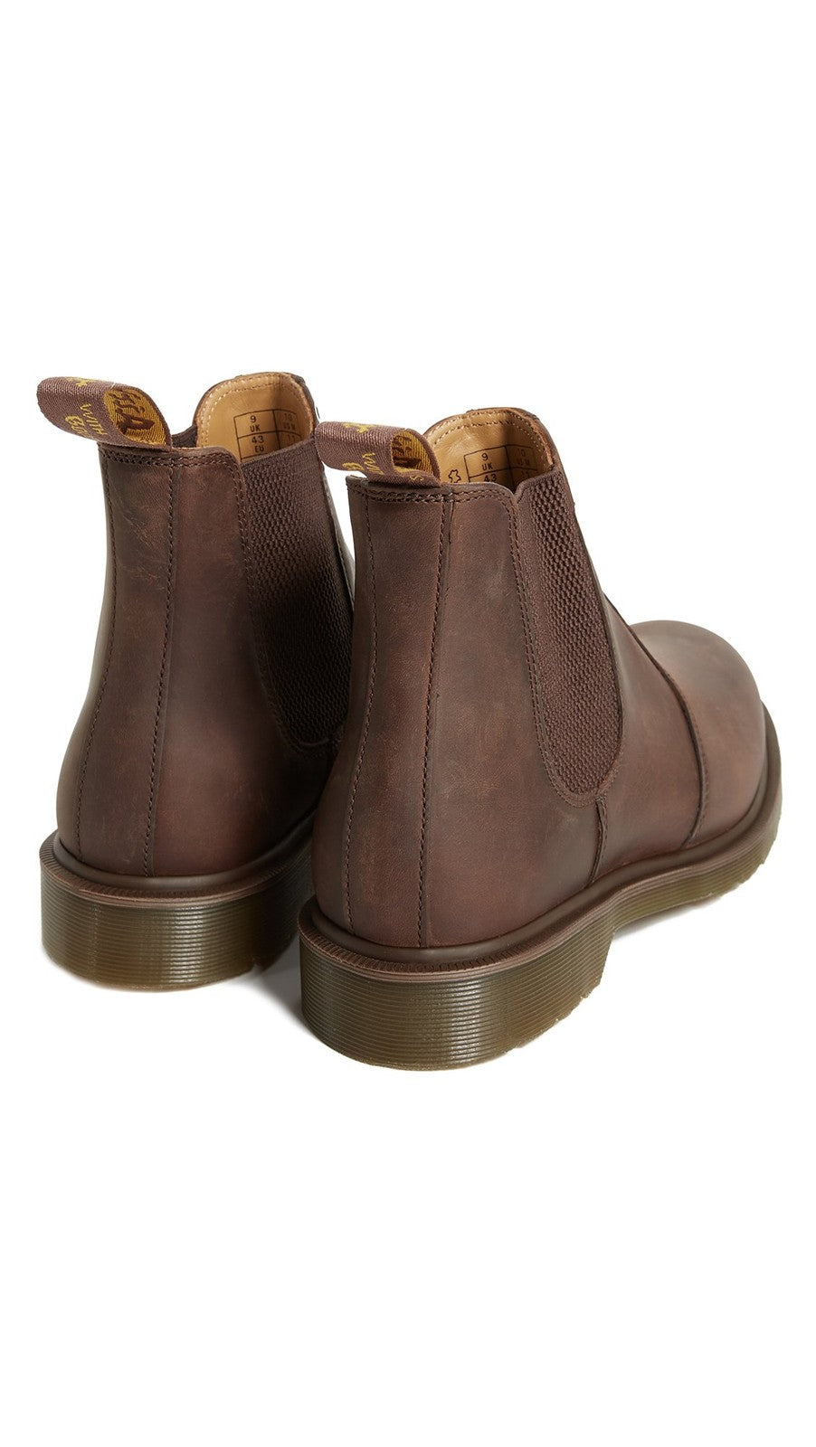 Dr. Martens 2976 Chelsea Boot, Dark Brown Crazy Horse, Unisex Size 6W/5M