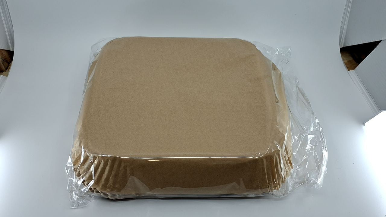 10 Inch Square Parchment Paper Liners, 150 PCS for Air Fryers & Microwaves