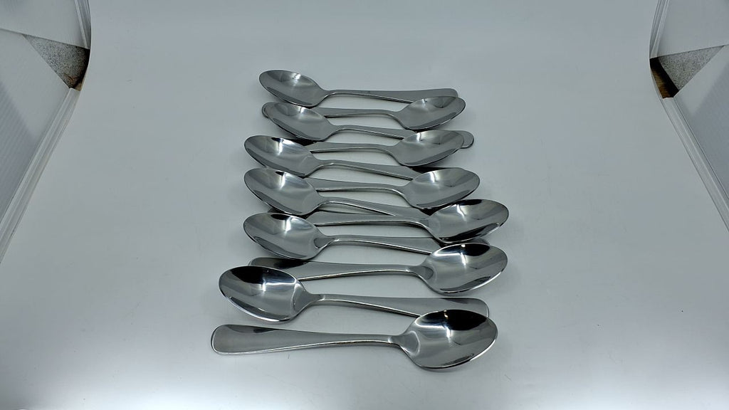 Dishwasher Safe Dinner Spoons 12 Pack 7.9 In Silver Stainless Steel