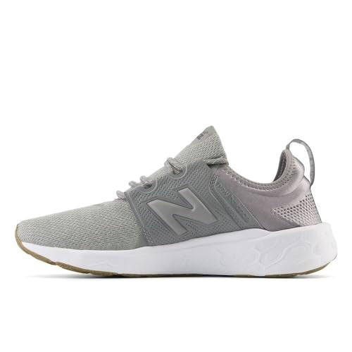 New Balance Men's Running Shoe, Fresh Foam X Cruz V3, Grey/White, 8