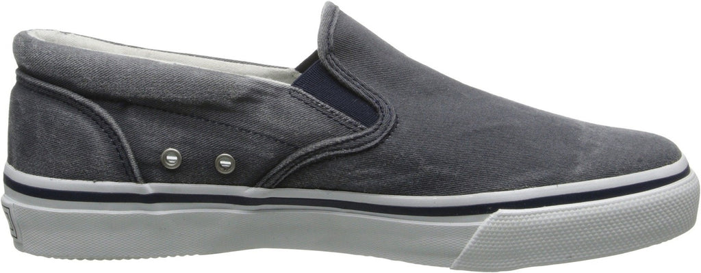Sperry Men's Striper Slip-On Boat Shoe,Navy,10.5 M US