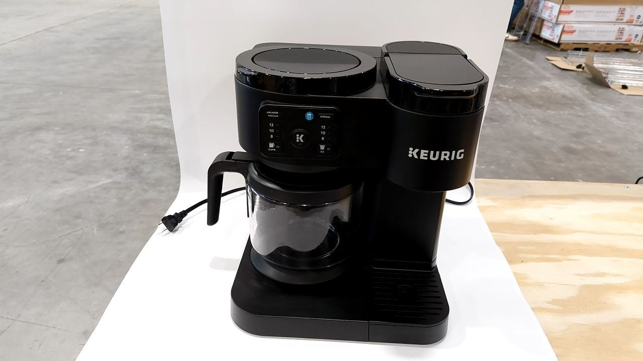 Keurig K-Duo Essentials Single-Serve Coffee Maker & Carafe Black