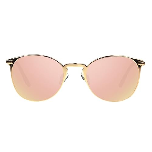 Foster Grant Womens Elsie Sunglasses, Rose Gold, 56mm US