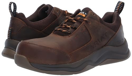 ARIAT Men's Working Mile SD Composite Toe Work Boot, Distressed Brown, 11.5 Wide