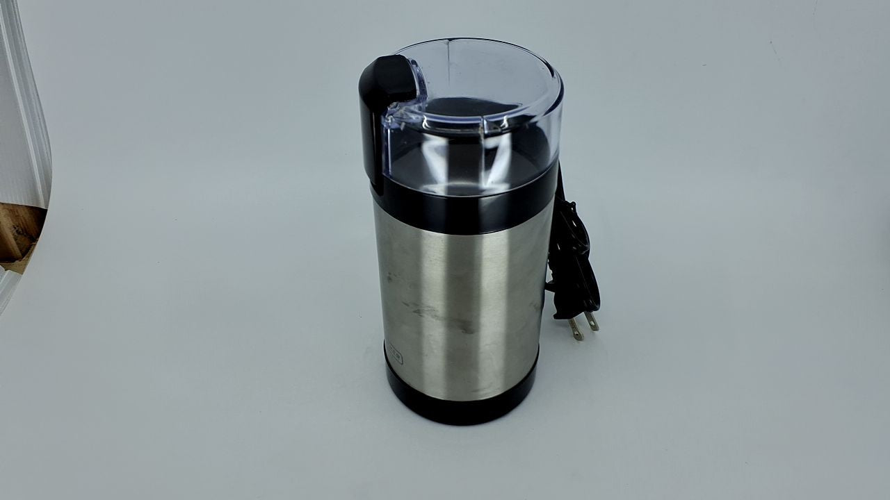 2/3 Cup Coffee Grinder, BLACK+DECKER, One Touch Control, Stainless Steel
