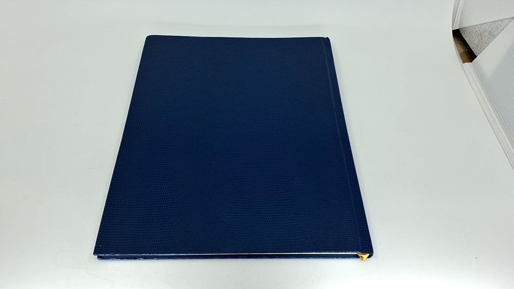 Blueline Executive Journal, Blue Lizard Hard Cover, 150 Pages, 10.75x8.5