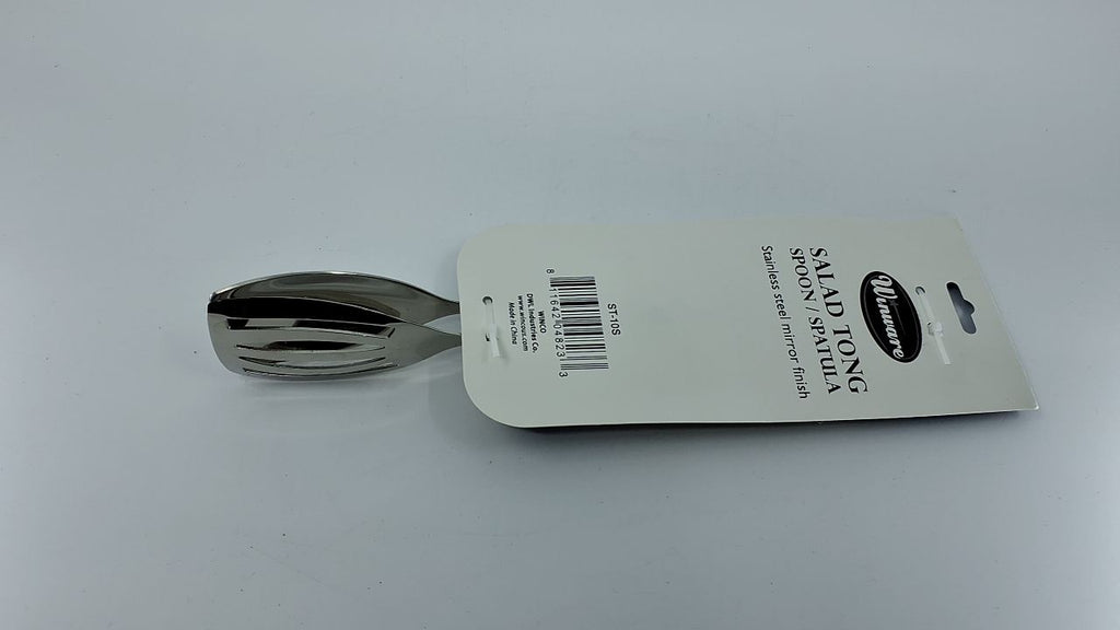 Winco Stainless Steel Salad Tongs, Scissor Style, 10"
