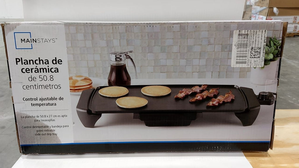 Mainstays Electric Griddle, Dishwasher Safe Parts 1500 W