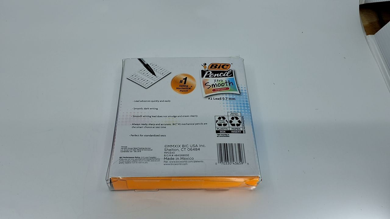 BIC Mechanical Pencils 0.7mm Medium Point, 40-Count Refillable Pack