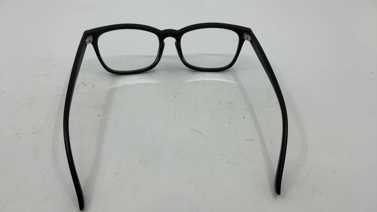 EYLRIM Eyeglass Frame A2 Matte Black Clear Lens Non Prescription