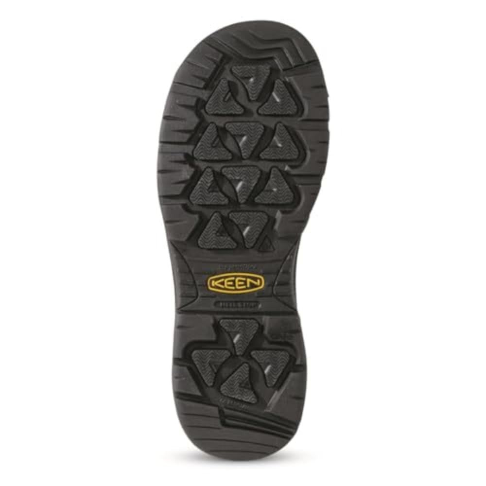 KEEN Utility Men's Portland 6" Waterproof Work Boots, Dark Earth/Black, 13W