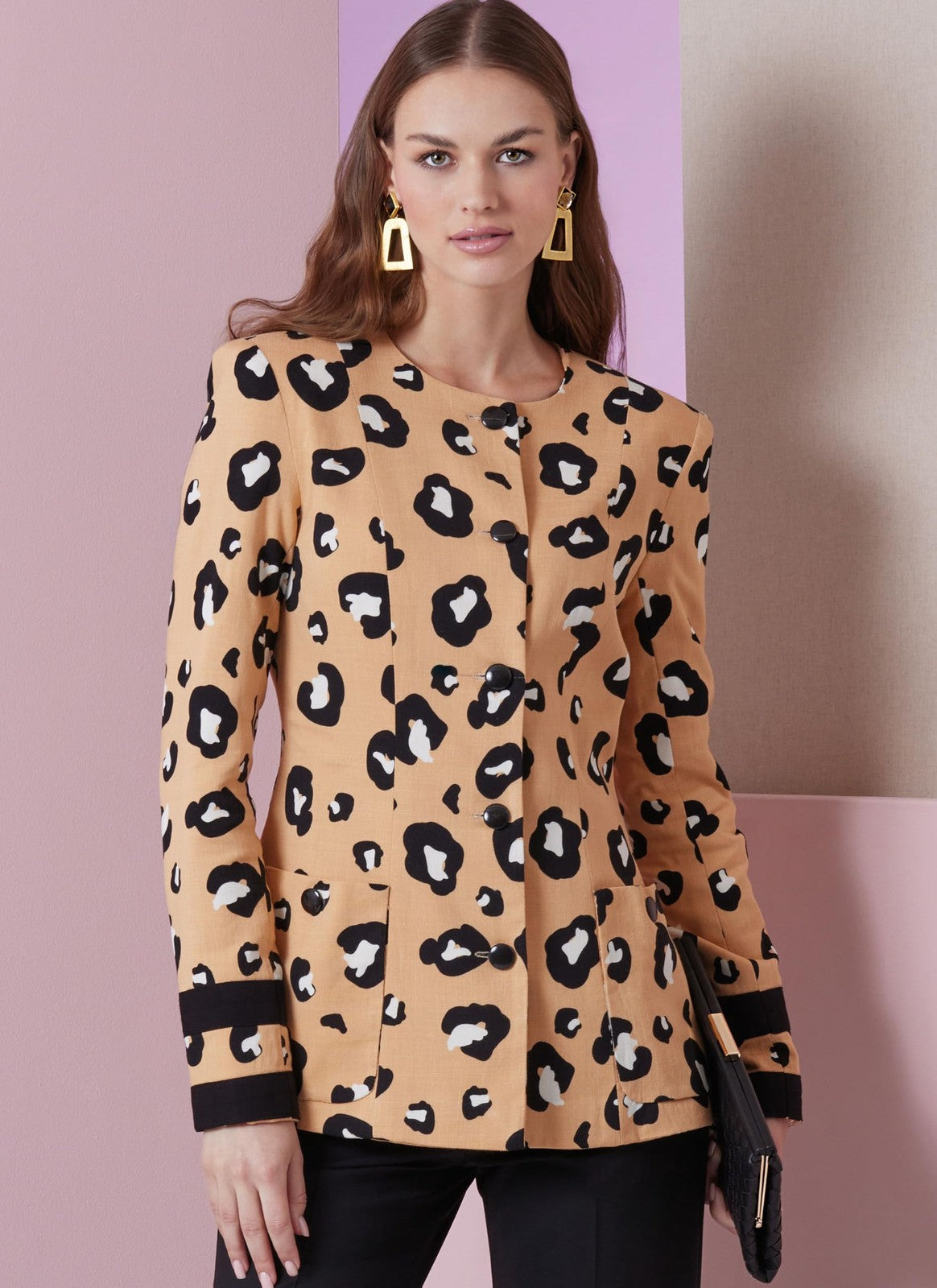 Vogue V2015 Semi-Fitted Jacket Sewing Pattern Sizes 18-26 Multicolor