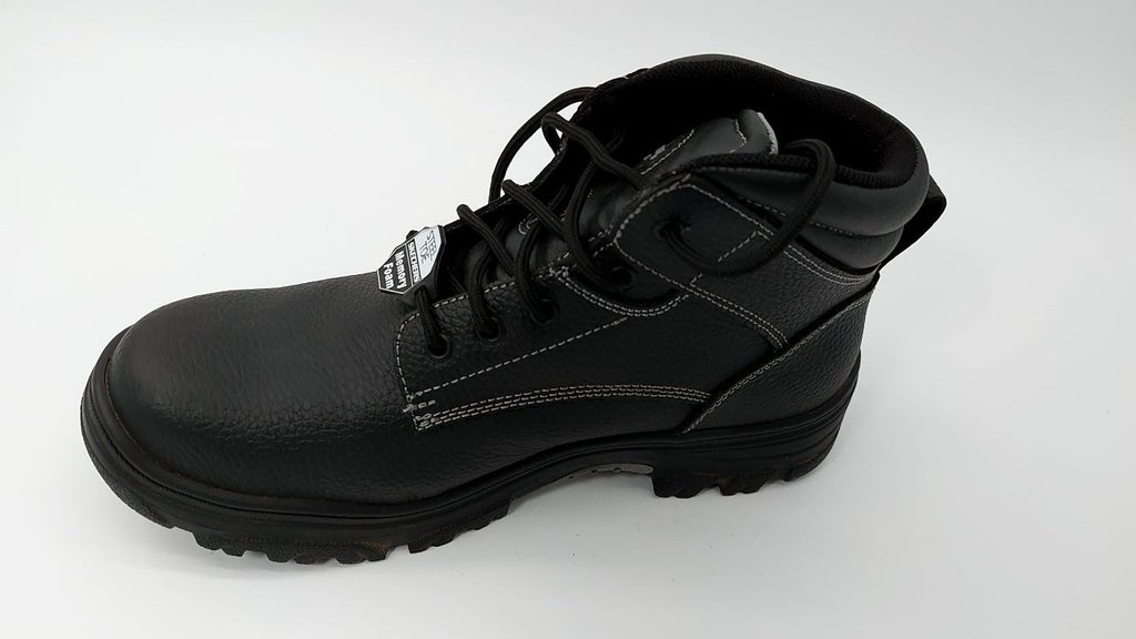 Skechers Burgin Tarlac ST Boots 11.5 Wide Black Steel Toe Work Boots