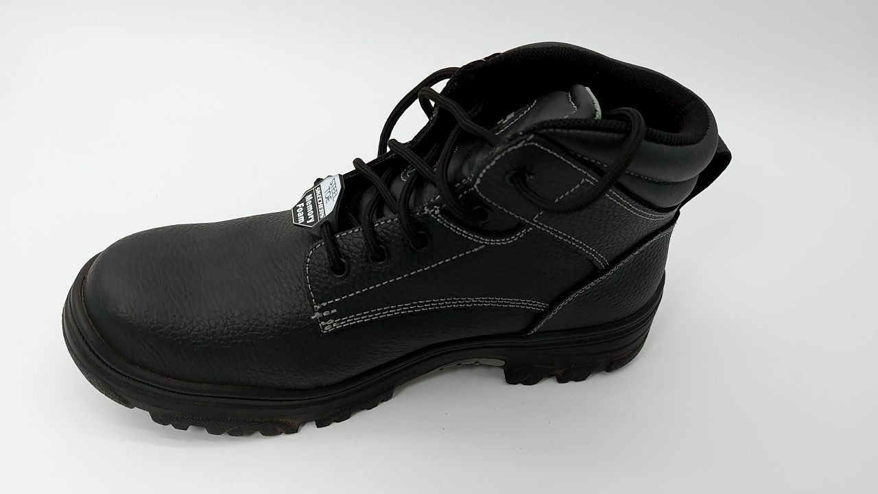 Skechers Burgin Tarlac ST Boots 11.5 Wide Black Steel Toe Work Boots