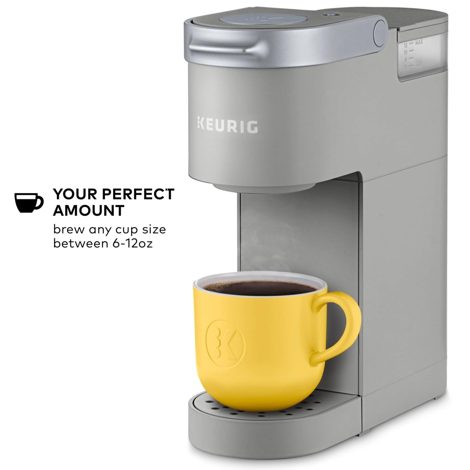 Keurig K-Mini Coffee Maker, 6-12oz Brew, Cord Storage, Studio Gray