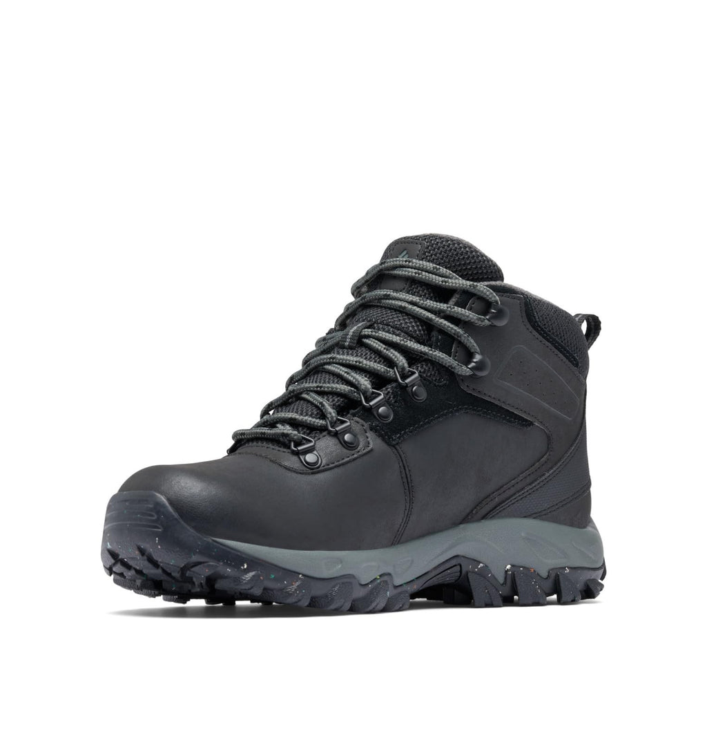 Columbia Mens Newton Ridge Plus II Waterproof Hiking Boot, 7.5 Black/Grill