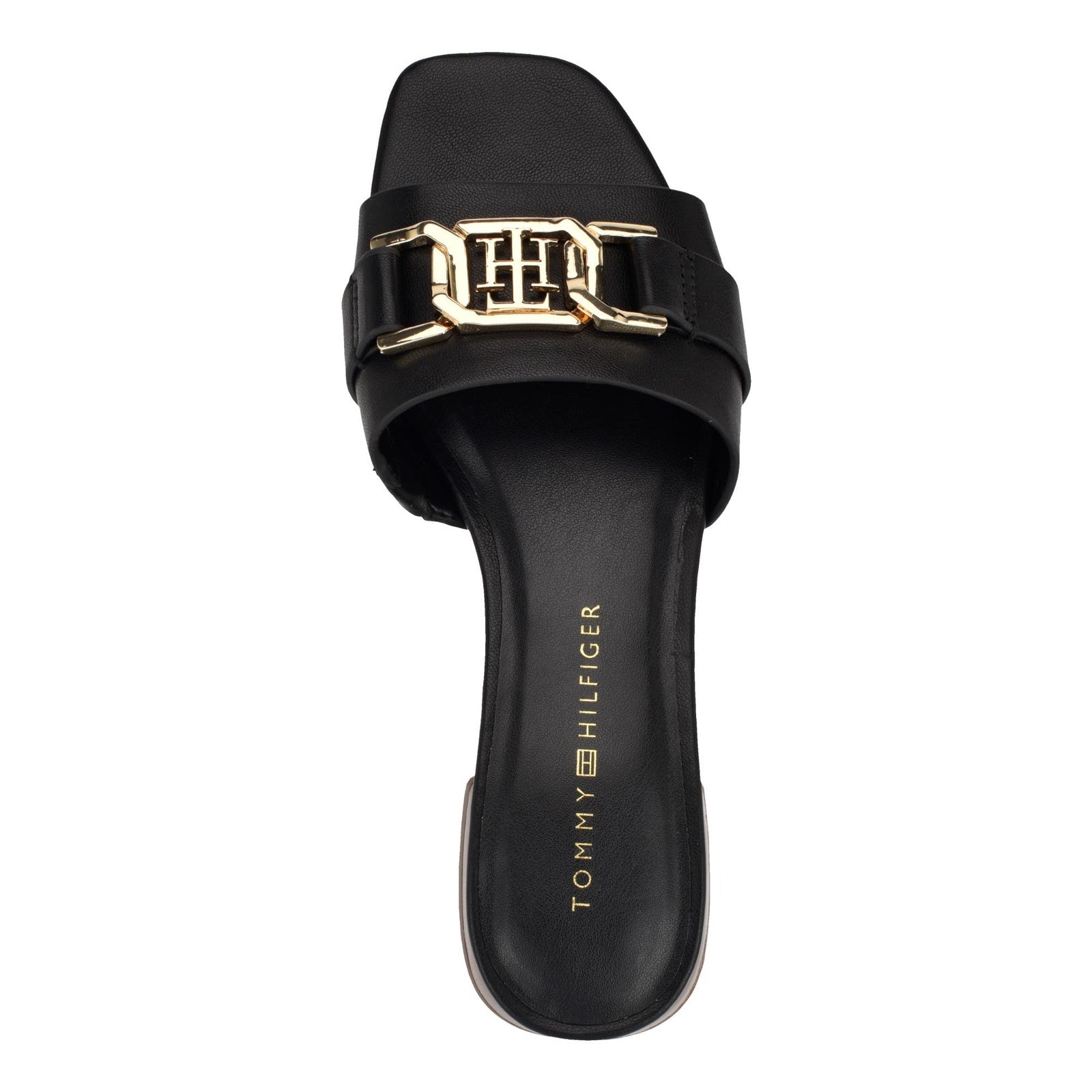 Tommy Hilfiger Women's Meliei Heeled Sandal, Black 001, 7.5