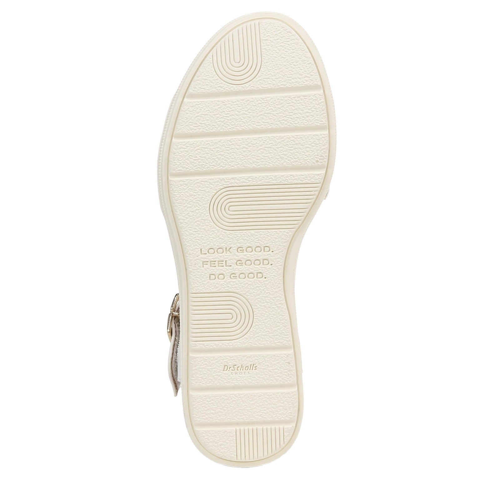 Dr. Scholl's Shoes Womens Time Off Sky Sandal White Smooth 7 M