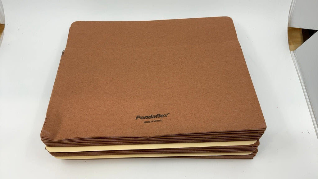 Pendaflex File Pockets, Letter Size, 5.25" Expansion, Redrope, Box of 10