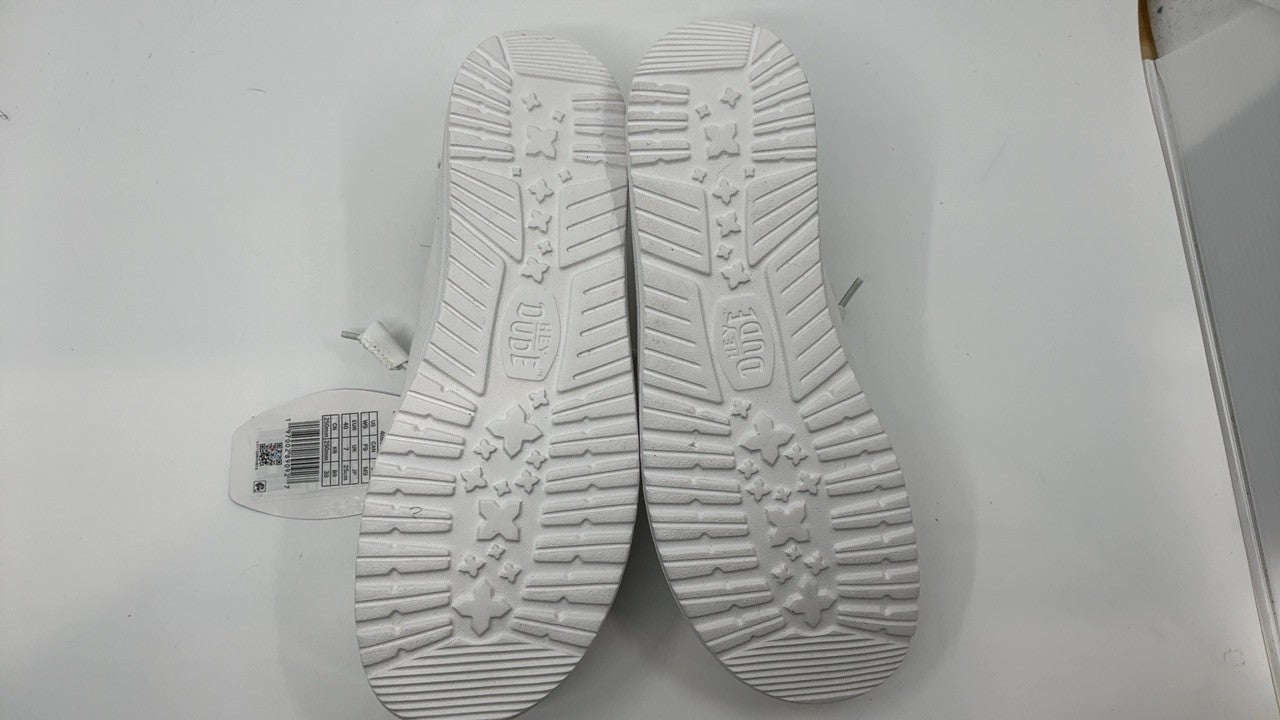 HEYDUDE Women's Wendy Canvas White