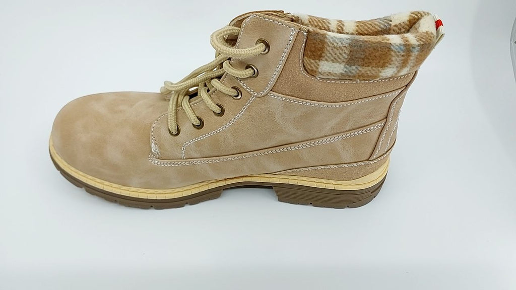 Women's Outdoor Hiking Boots Lightweight Waterproof Size 10 Beige