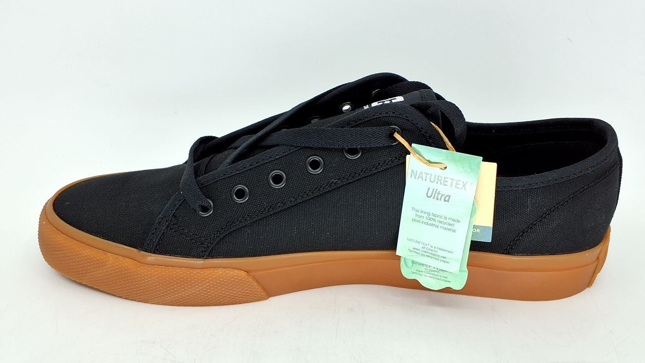 DC mens Manual Skate Shoe, Black/Gum, 12 US